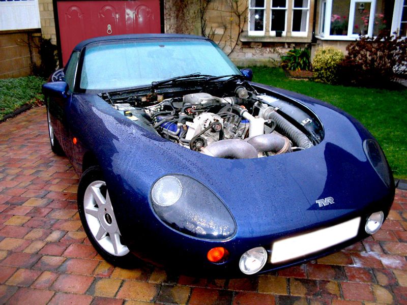 TVR , Griffith , 500, 5 litre, V8, engine 